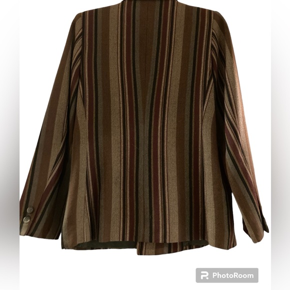 Vintage Saks Fifth Avenue Pinstripe Blazer - Picture 3 of 6
